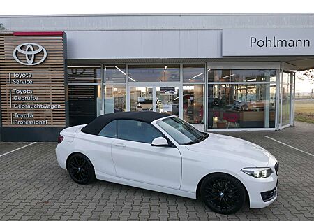 BMW 218 -i Cabrio Sport Line AT*LED*SH*PDC*NAVI