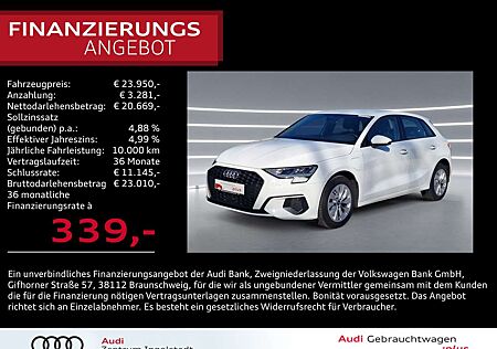 Audi A3 Sportback 40 TFSI e S-tronic NAVI PDC virtual