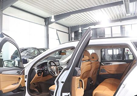 BMW 520d 520 Touring BUSINESS / WHITE & BROWN / SCHÖN
