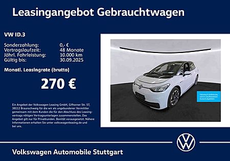 VW ID.3 Volkswagen Pro Navi LED ACC Stdhzg SHZ PDC