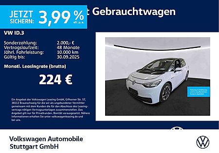 VW ID.3 Volkswagen Pro Navi LED ACC Stdhzg SHZ PDC