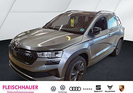 Skoda Karoq gebraucht kaufen Skoda Karoq 2,0 Sportline 4x4 AHK+RK+ACC+Navi+Matrix