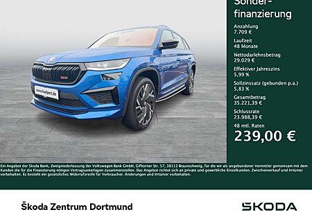 Skoda Kodiaq 2.0 RS 4X4 LEDER PANO AHK 360CAM LM20 NAVI