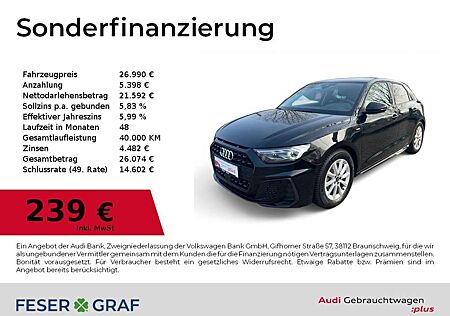 Audi A1 Sportback S line 30TFSI S tronic LED+/Navi+CarPlay