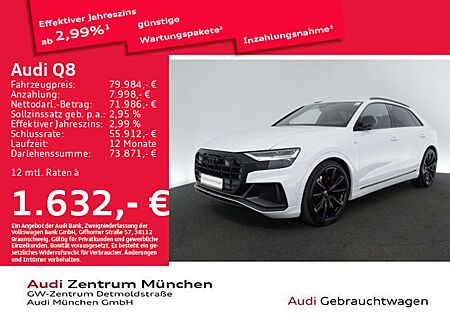 Audi Q8 55 TFSI e qu. 3x S line Pano/23"Zoll/AHK/HuD