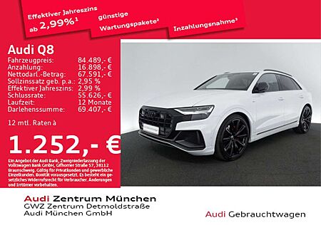 Audi Q8 55 TFSI e qu. 3x S line Pano/23"Zoll/AHK/HuD