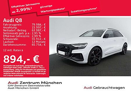 Audi Q8 55 TFSI e qu. 3x S line Pano/23"Zoll/AHK/HuD