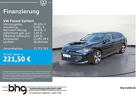 Volkswagen Passat Variant 1,5 eTSI DSG Business AHK Alcanta