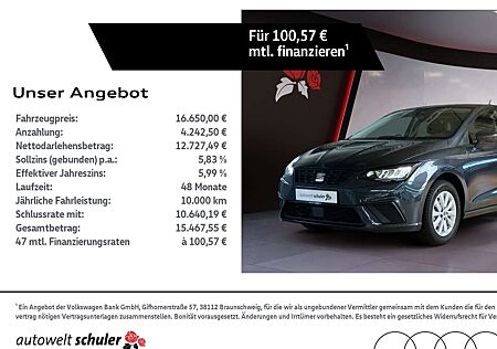 Seat Ibiza 1.0 TSI Style Led Navi SHZ GRA