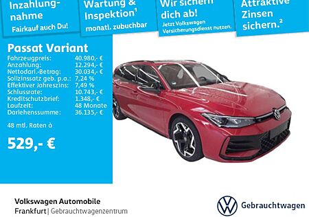 VW Passat Variant Volkswagen 2.0 TDI DSG R-Line Navi IQ.Light