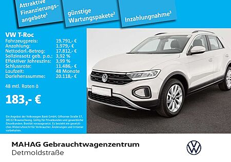 VW T-Roc Volkswagen 1.0 TSI LIFE AppConnect LED ParkAssist Dig