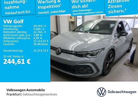 VW Golf GTI Volkswagen Golf VIII 2.0 TSI DSG GTI Navi LEDPlus DAB+ Fron