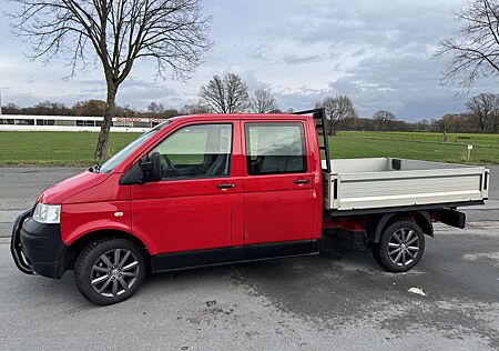 VW T5 Transporter Volkswagen T5 2,5 TDI 4Motion DoKa Pritsche 4x4 Restauriert