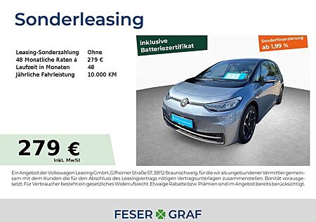 VW ID.3 gebraucht kaufen VW ID.3 Volkswagen Pro Performance ACC KAM LED 58 kWh
