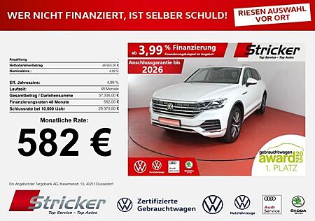 VW Touareg Volkswagen Elegance 3.0TDI 582,-ohne Anzahlung Standh. AHK I
