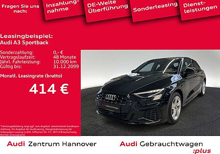Audi A3 S line 45 TFSIe HuD Matrix ACC DAB