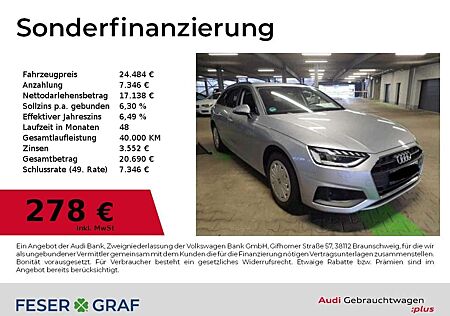 Audi A4 Avant 30 TDI S tronic Navi,Matrix,Sportsitze