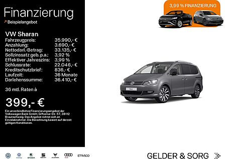 VW Sharan Volkswagen Comfortline Active 1.4 TSI 7Sitze*AHK*RFK