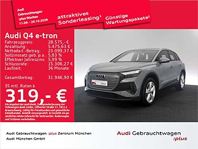 Audi Q4 e-tron 35 Pano/Navi+