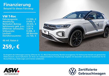 VW T-Roc Volkswagen Style 1.5 TSI DSG LED Navi RFK ACC SHZ AHK