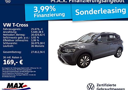 VW T-Cross Volkswagen 1.0 TSI GOAL DSG LED+NAVI+ACC+KAMERA+ALU