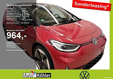 Volkswagen ID.3 GTX Performance Pano/W-Pumpe/CarPlay/Kamera