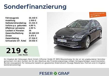 VW Golf Volkswagen VIII Var. Life 1.5eTSI DSG HUD Navi ACC 16"