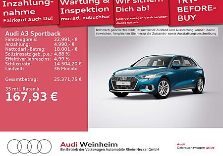 Audi A3 30 TFSI AHK Kamera LED PDC uvm