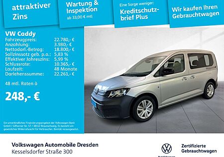 VW Caddy Volkswagen 2.0 TDI AHZV DAB GRA PDC