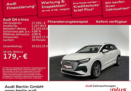 Audi Q4 e-tron gebraucht kaufen Audi Q4 e-tron 35 NAVI RFK SONOS HUD VIRTUAL