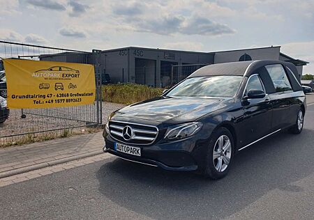 Mercedes-Benz E 220 /BESTATTUNGSWAGEN/LEICHENWAGEN/EURO6/1.HAND