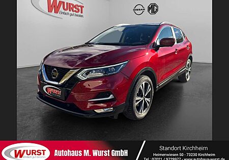 Nissan Qashqai gebraucht kaufen Nissan Qashqai 1-3 DIG-T DCT-AUTOMATIK N-Connecta Anh.kuppl. Rund