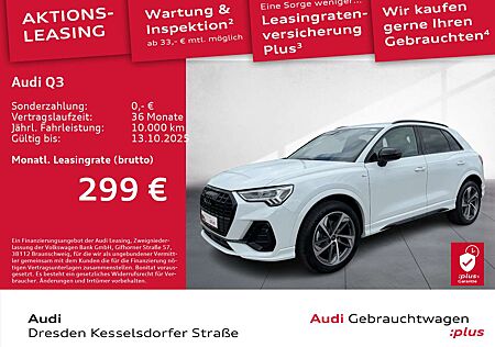 Audi Q3 S line 35 TFSI S tronic Navi LED AHZV Sitzhzg