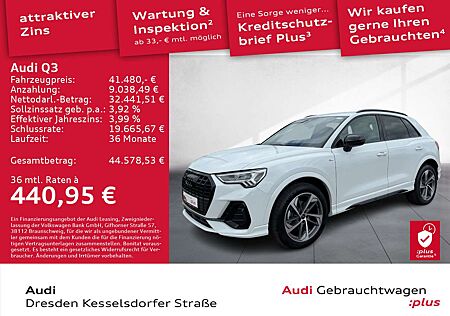 Audi Q3 S line 35 TFSI S tronic Navi LED AHZV Sitzhzg