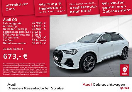 Audi Q3 S line 35 TFSI S tronic Navi LED AHZV Sitzhzg