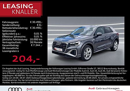 Audi Q2 30 TFSI S line MATRIX STHZG NAVI AHK Kam. 18"
