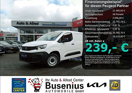 Peugeot Partner Premium L1 1.5 BlueHDi 100 FAP EU6d+Android+Klima+