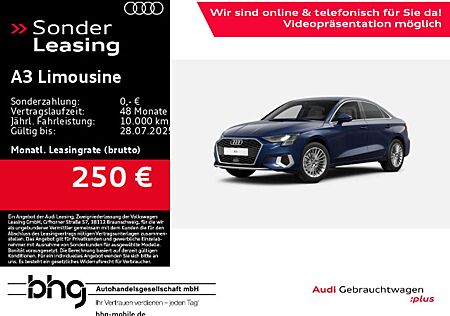 Audi A3 advanced 35 TFSI 110(150) kW(PS) S