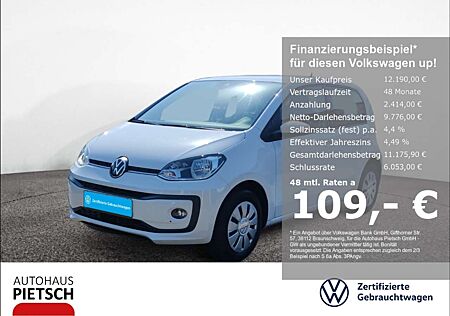 VW Up Volkswagen ! 1.0 move Sitzheizung Bluetooth