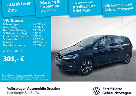 VW Touran Volkswagen Highline 2.0 TDI DSG LED AHK SIDE KAMERA