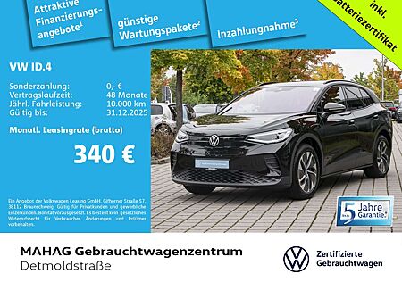 VW ID.4 Volkswagen Pro WärmePumpe CCS Navi LED Alu18HamarGRAPH