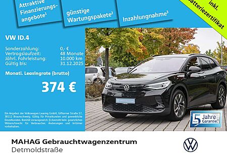 VW ID.4 Volkswagen Pro WärmePumpe CCS Navi LED Alu18HamarGRAPH