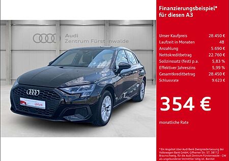 Audi A3 Sportback 40 TFSI e AHK-abnehmbar Navi Digitales C
