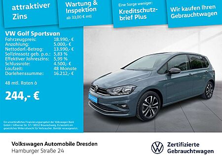 VW Golf Sportsvan Volkswagen IQ.DRIVE 1.5 TSI DSG ACC NAV APP