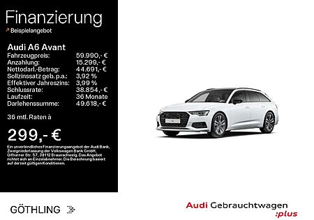 Audi A6 45 TFSI qu S line S tro*B&O*HUD*Pano*St