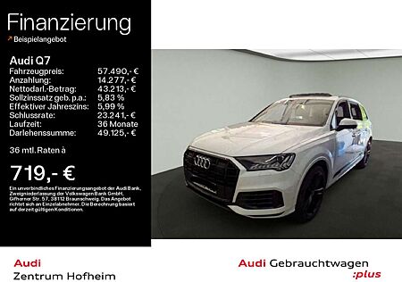 Audi Q7 55 TFSIe qu S line tip*Air*B&O*Pano*Matrix*Vi