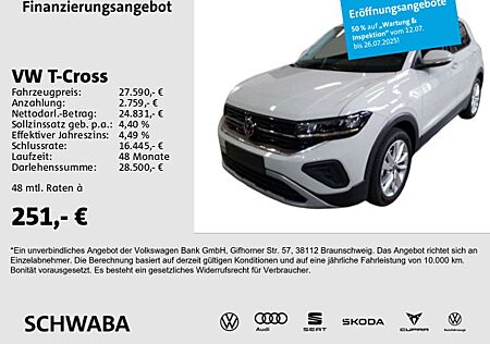 VW T-Cross Volkswagen Life 1.5 TSI DSG LED*VIRTUAL*AHK*KAM*17"