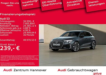 Audi S3 quattro 2.0 TFSI Sportback (EURO 6d)