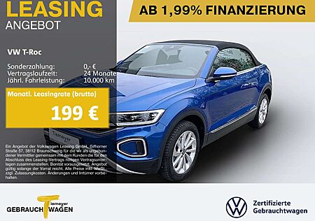 VW T-Roc Volkswagen Cabrio 1.0 TSI STYLE NAVI KAMERA LED+ VIRT