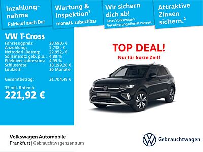 Volkswagen T-Cross Style 1.0 l TSI DSG AHK IQ.LIGHT - LED-M